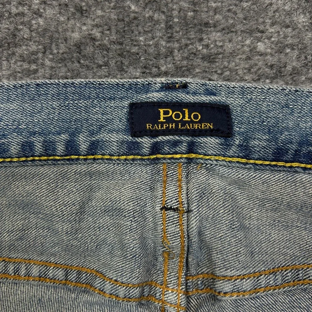 Polo Ralph Lauren Jeans Men's Blue Denim Stretch Relaxed Straight Fit - 38X29